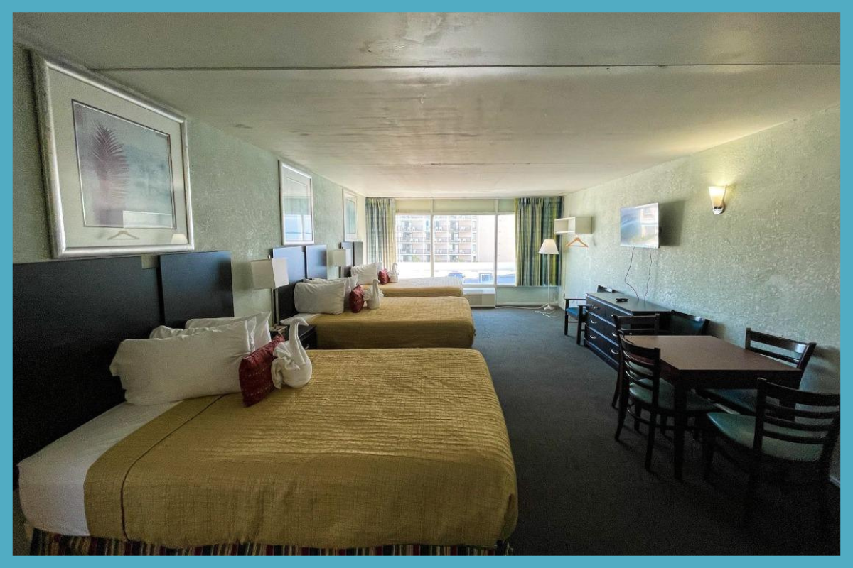 3 Bed Myrtle Beach Oceanfront Hotel Room